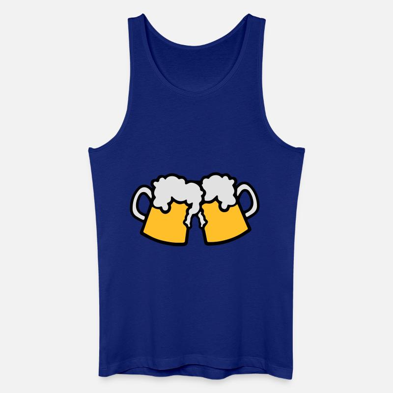 Bier - Männer Bio Tank Top - Königsblau