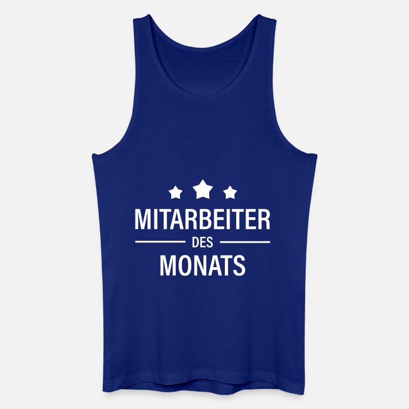 Mitarbeiter des Monats - Männer Bio Tank Top - Königsblau