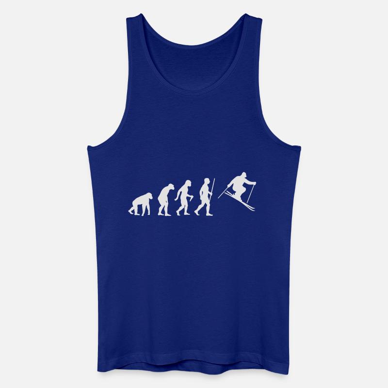 Ski Evolution - Männer Bio Tank Top - Königsblau