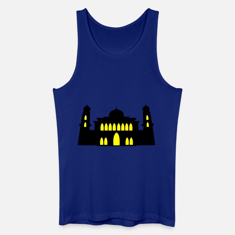 moschee silhouette - Männer Bio Tank Top - Königsblau