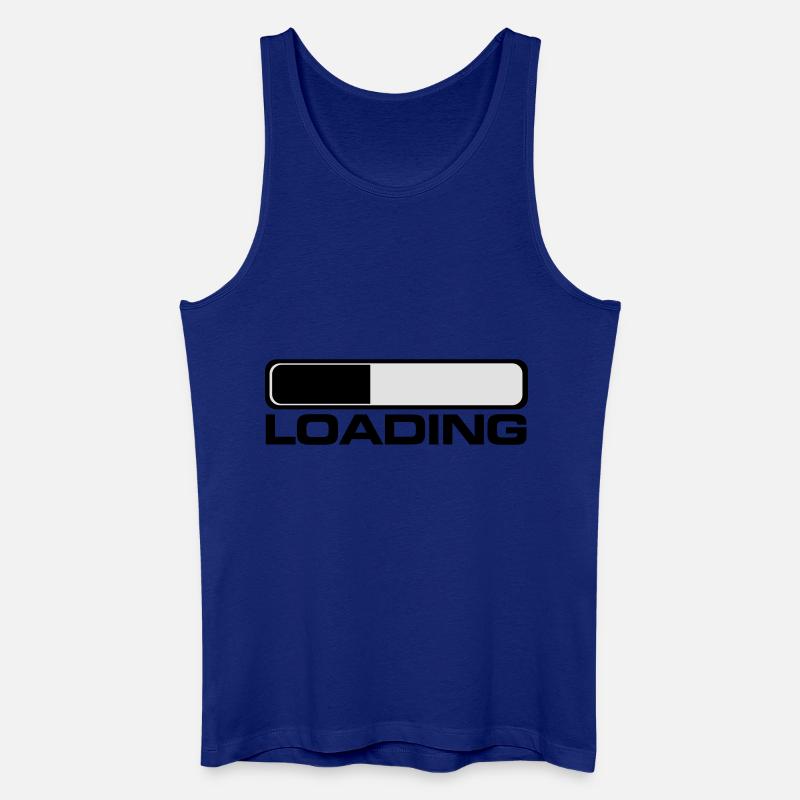 loading prozess - Männer Bio Tank Top - Königsblau