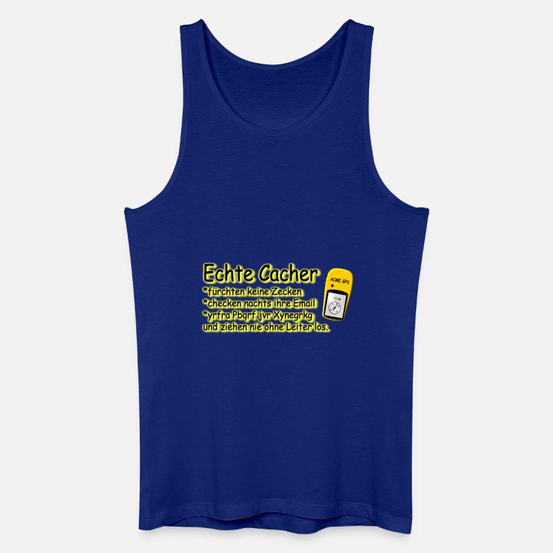 echte cacher - Männer Bio Tank Top - Königsblau