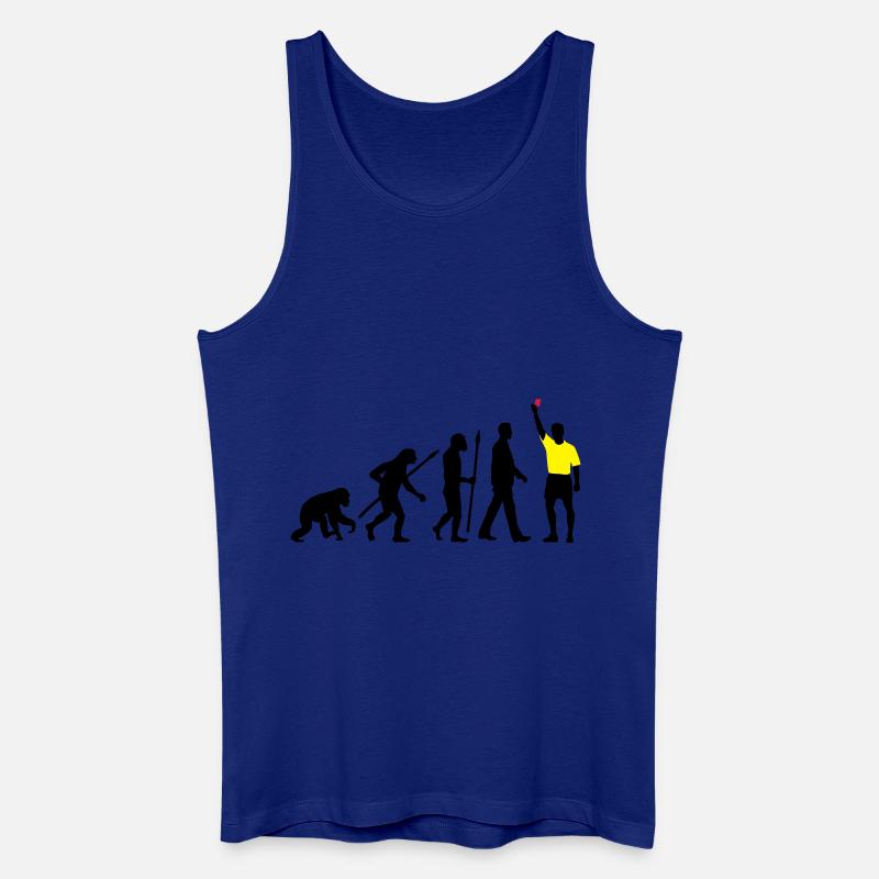 Evolution Schiedsrichter - Männer Bio Tank Top - Königsblau