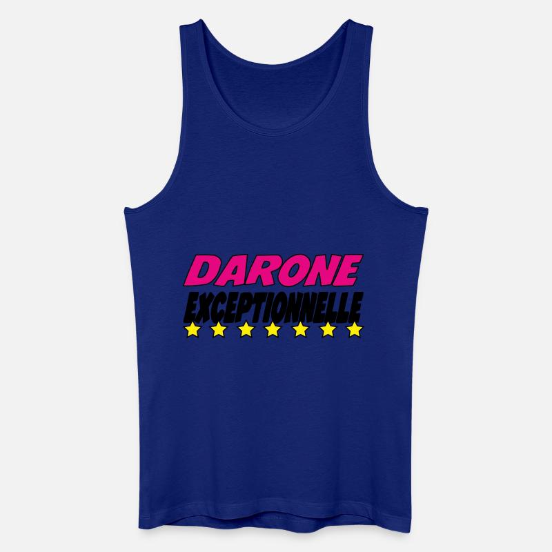 DARONE außergewöhnlich - Männer Bio Tank Top - Königsblau