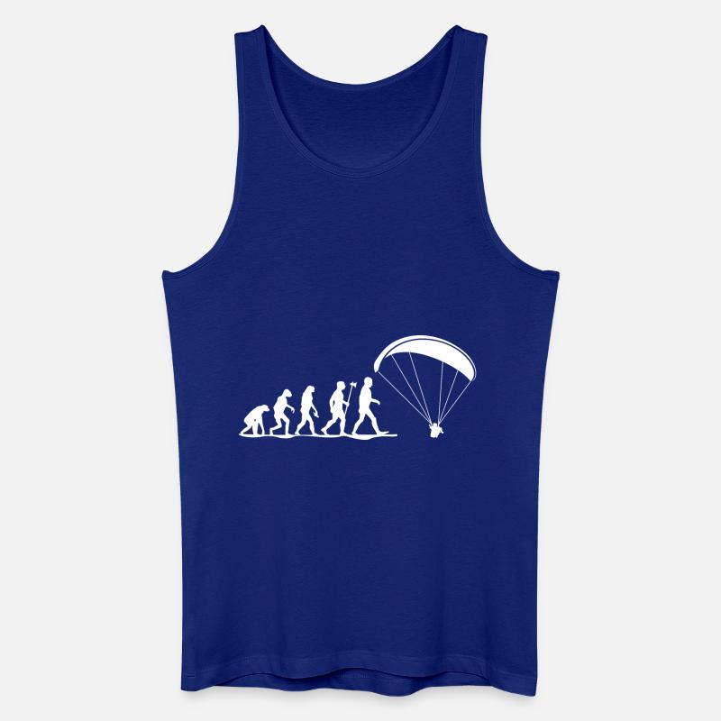 evolution paragliding gleitschirmfliegen - Männer Bio Tank Top - Königsblau