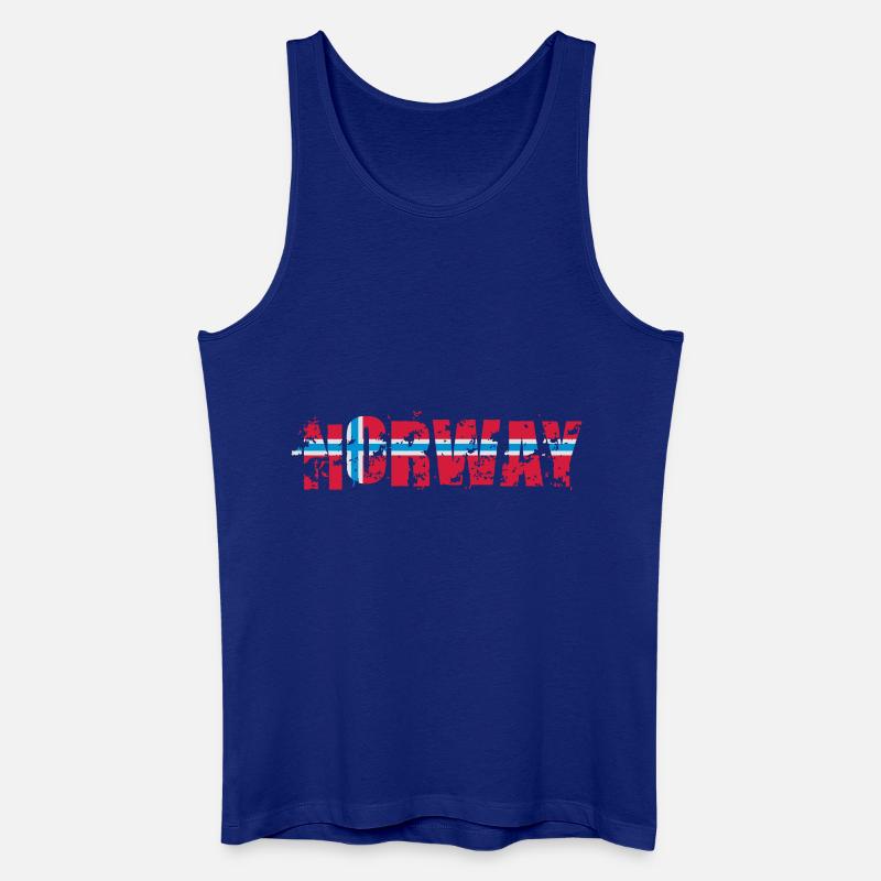 Norway Norwegen - Männer Bio Tank Top - Königsblau