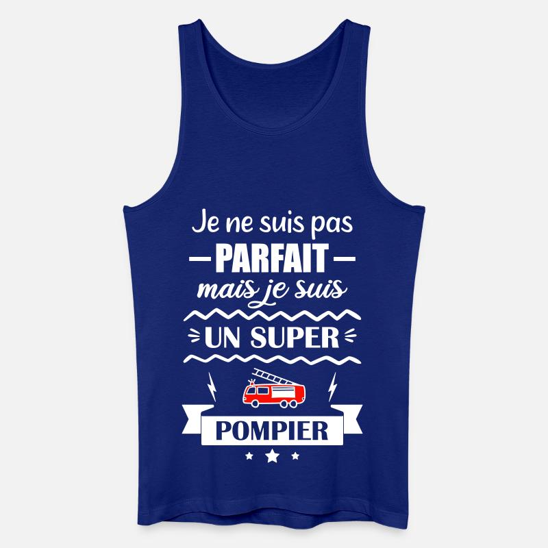 Super Firefighter Fire Hero Feuerwehrauto - Männer Bio Tank Top - Königsblau