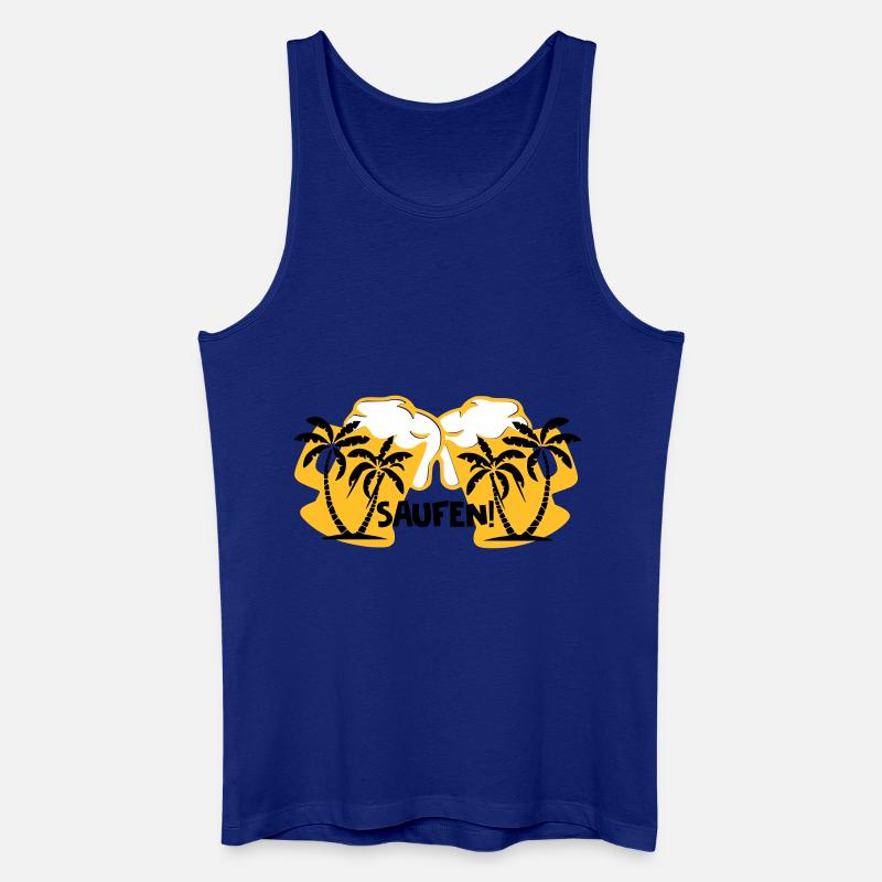 Saufen! - Männer Bio Tank Top - Königsblau