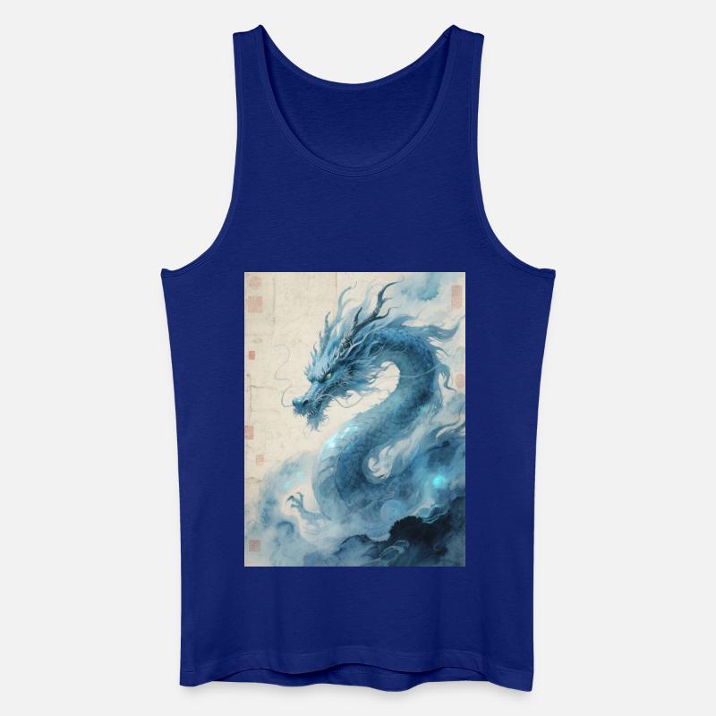 Der Erste Wind: Blauer Drache – Wiederbelebung - Männer Bio Tank Top - Königsblau