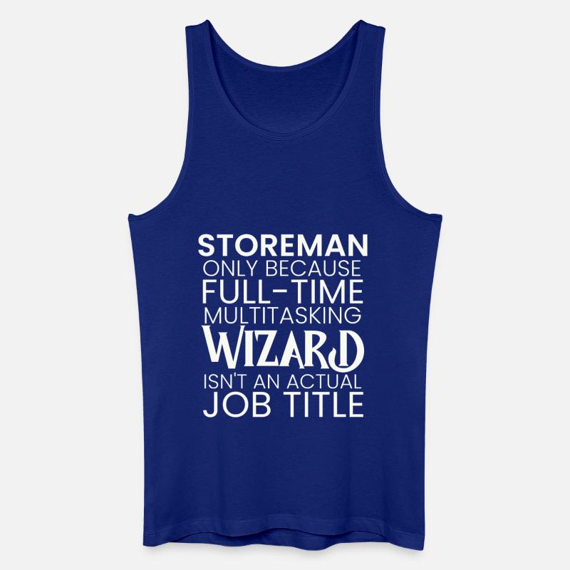 Storeman multitasking Wizard - Männer Bio Tank Top - Königsblau