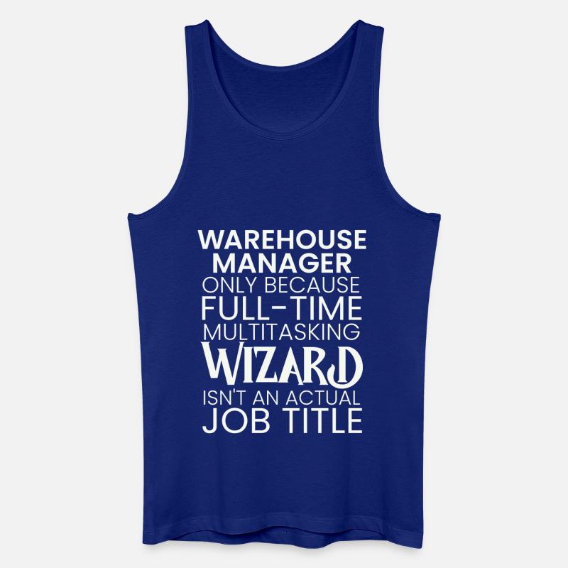Warehouse Manager multitasking Wizard - Men’s Organic Tank Top - royal blue