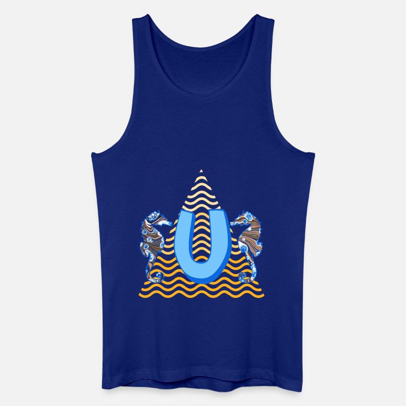 seepferdchen e 262 u - Männer Bio Tank Top - Königsblau