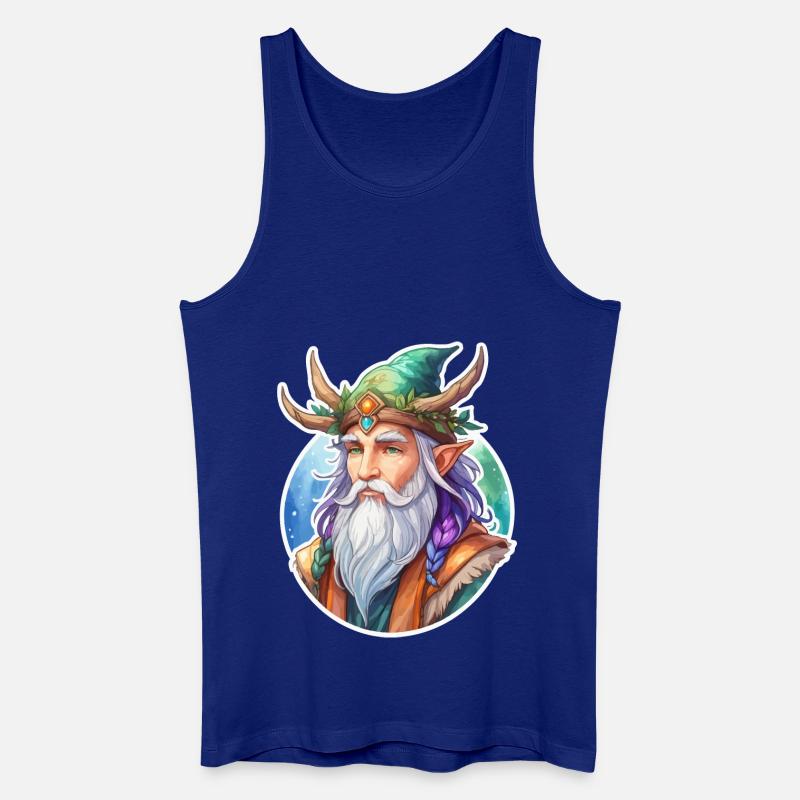 Druide Wasserfarben - Männer Bio Tank Top - Königsblau
