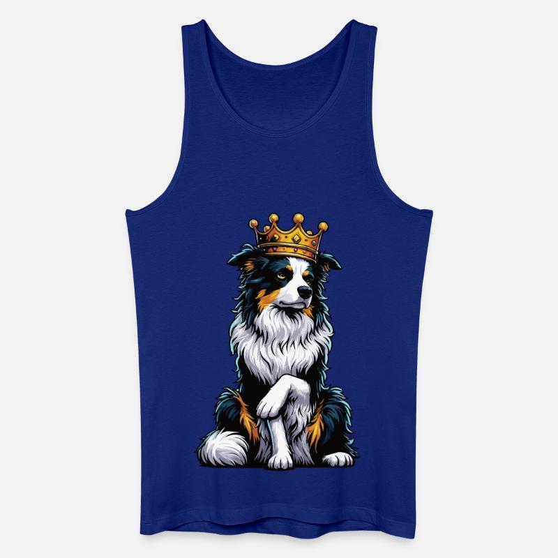 Australian Shepherd Aussie Aussiebesitzer Aussies - Männer Bio Tank Top - Königsblau