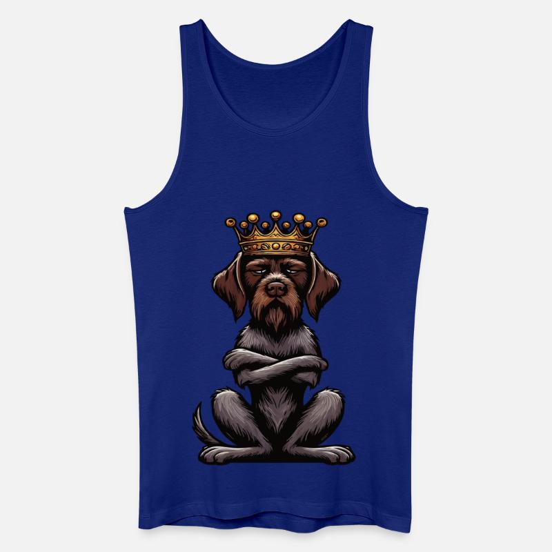 Deutsch Drahthaar Deutsch-Drahthaar Besitzer - Männer Bio Tank Top - Königsblau