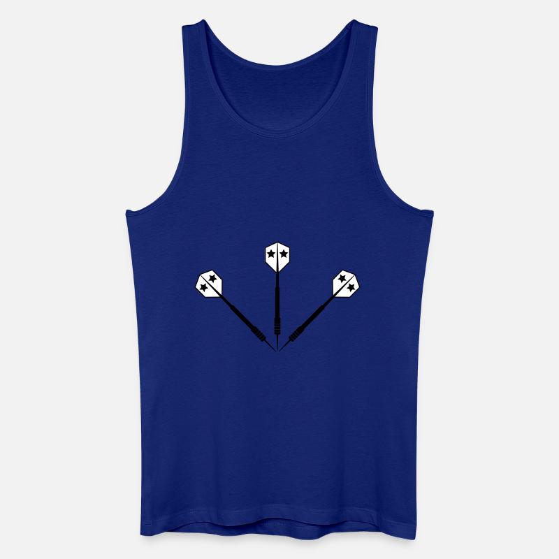 Fléchettes Dart 2c fléchettes - Débardeur bio Homme - bleu roi