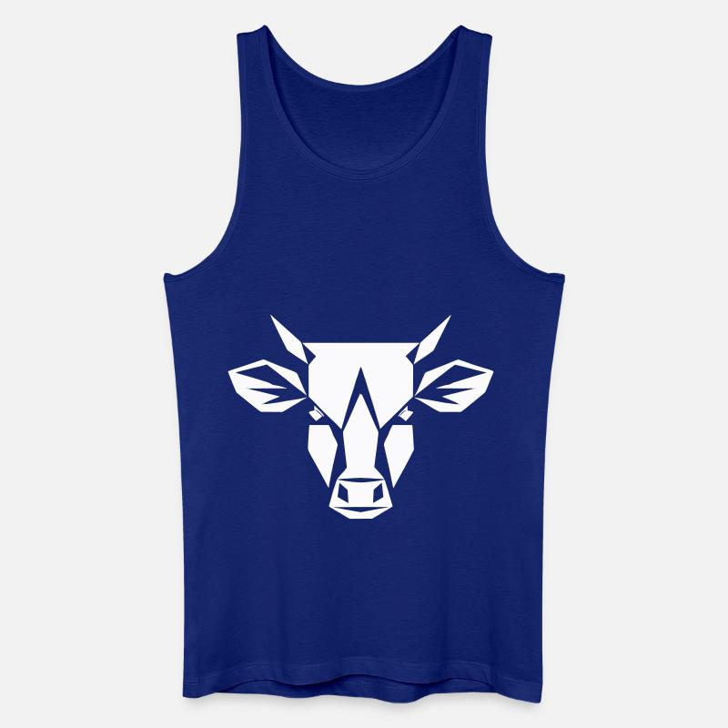 Bulle Polygon - Landwirtschaft Design - Männer Bio Tank Top - Königsblau