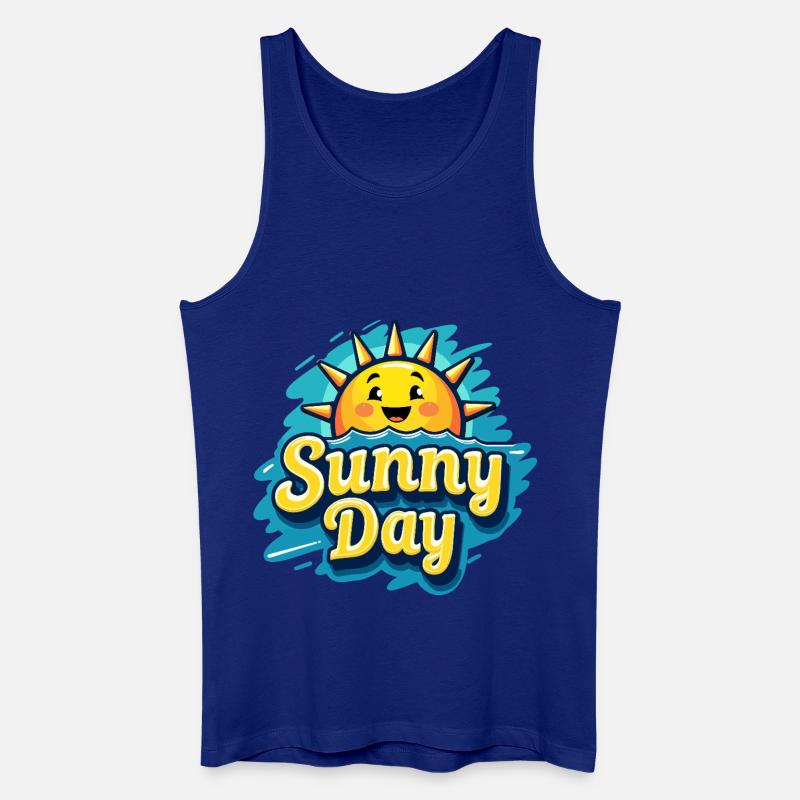 Sunny Day Sonne S - Männer Bio Tank Top - Königsblau