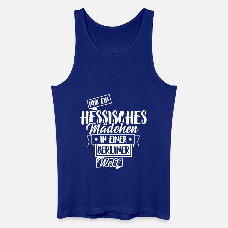 Hessisches Mädchen - Männer Bio Tank Top - Königsblau