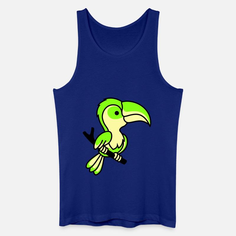 papagei - Männer Bio Tank Top - Königsblau