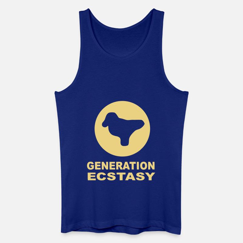 Generation Ecstasy-Pille mit einer Taube - Männer Bio Tank Top - Königsblau