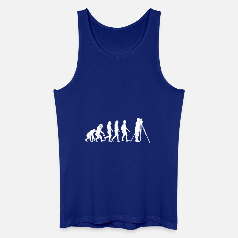 Landvermesser evolution vermesser geschenk beruf - Männer Bio Tank Top - Königsblau