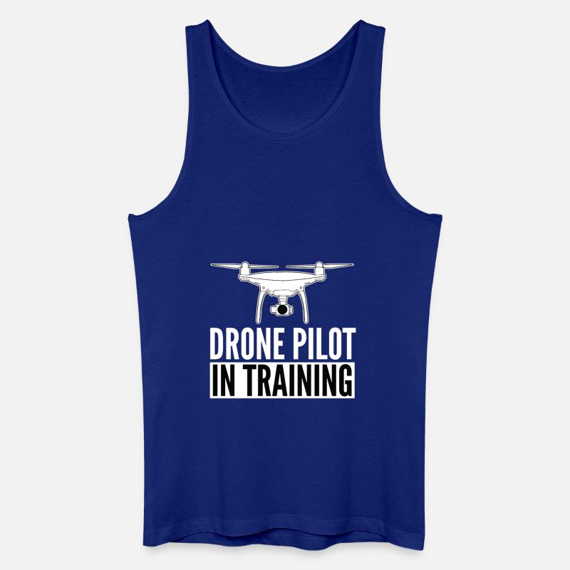 DRONE - Drone pilot in training - Männer Bio Tank Top - Königsblau