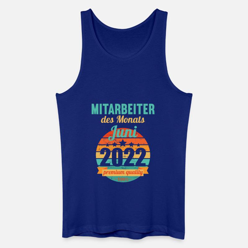 Mitarbeiter des Monats Juni 2022 - Männer Bio Tank Top - Königsblau