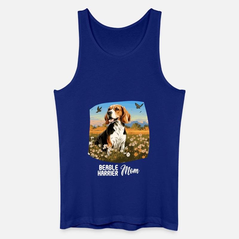 Hund Beagle Harrier - Männer Bio Tank Top - Königsblau