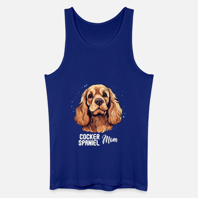 Hund Cocker Spaniel - Männer Bio Tank Top - Königsblau