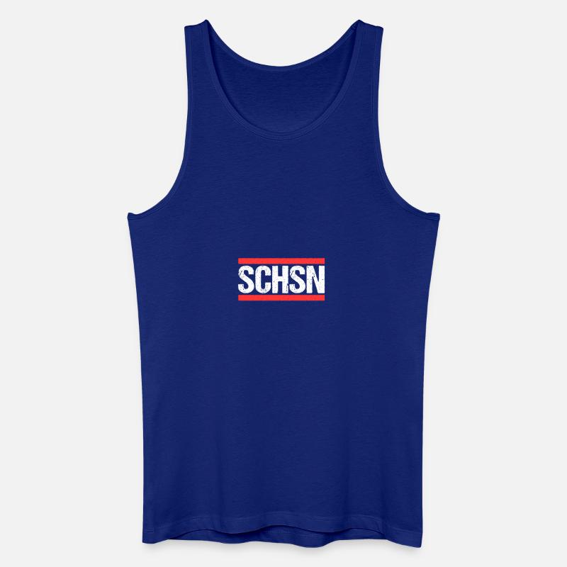 Sachse Sächsin Sachsen - Männer Bio Tank Top - Königsblau
