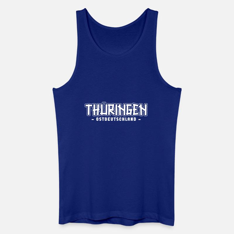 Thuringe Thuringe Thuringe Thuringe - Débardeur bio Homme - bleu roi