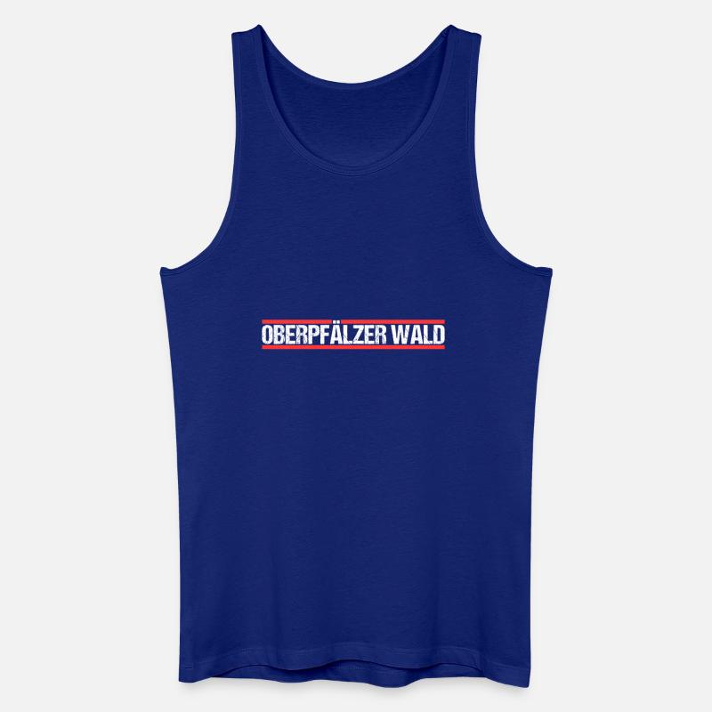 Oberpfälzer Wald - Männer Bio Tank Top - Königsblau