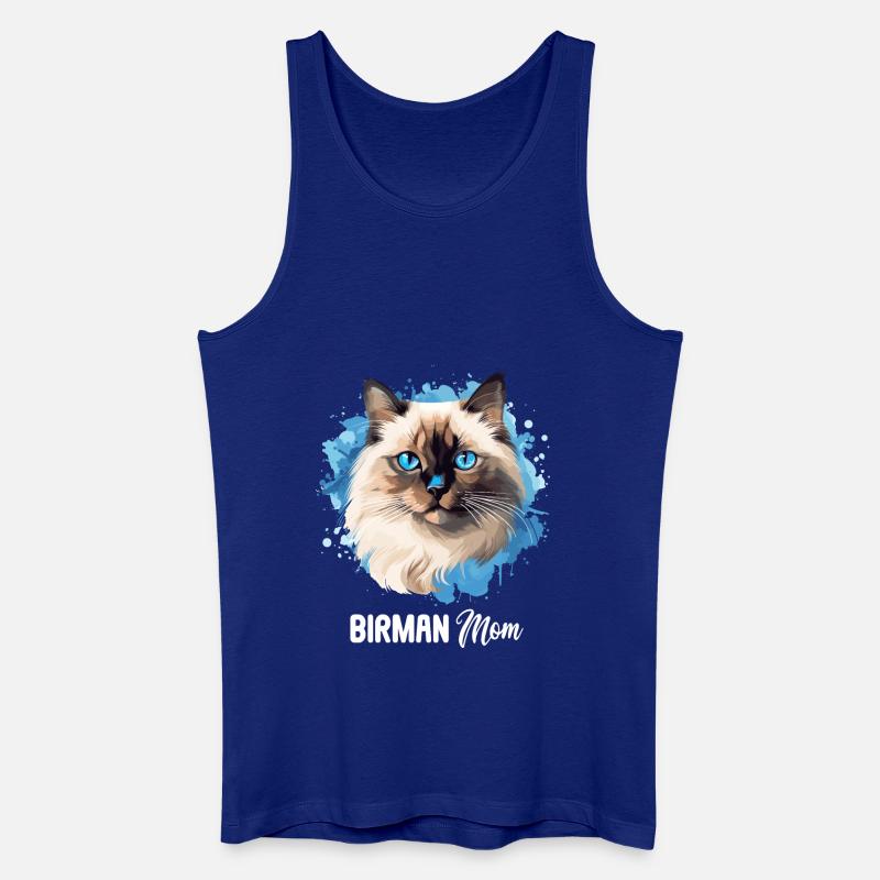 Birman Cat Birma Katze - Männer Bio Tank Top - Königsblau