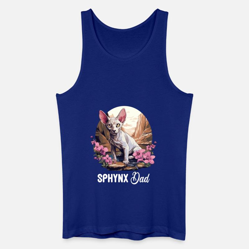 Sphynx Kätzchen Sphynx Katze - Männer Bio Tank Top - Königsblau