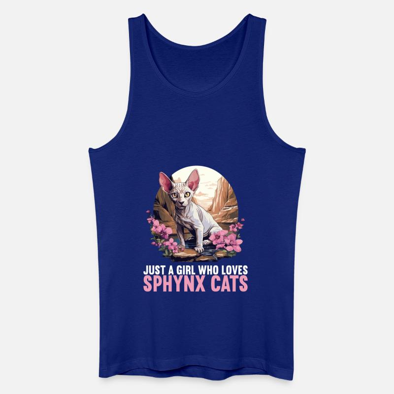 Sphynx Kätzchen Sphynx Katze - Männer Bio Tank Top - Königsblau