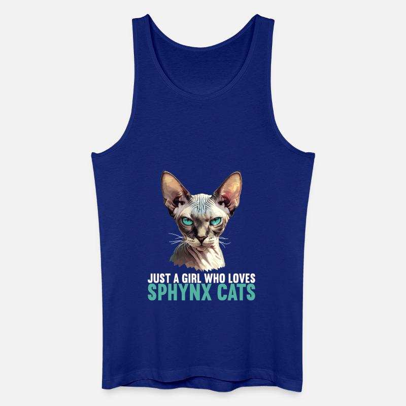 Sphynx Kätzchen Sphynx Katze - Männer Bio Tank Top - Königsblau