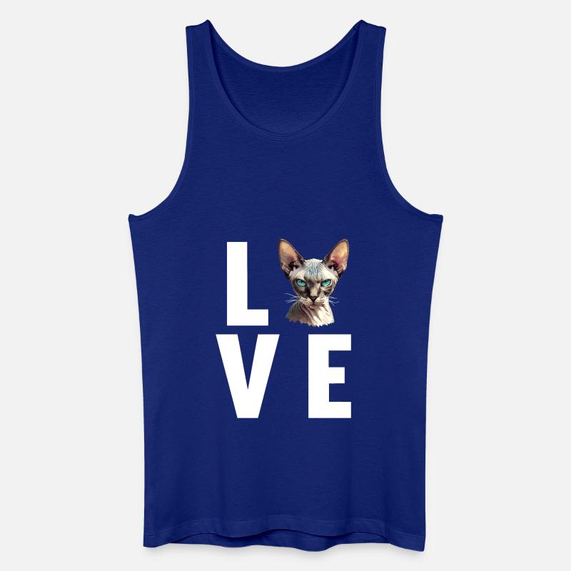 Sphynx Kätzchen Sphynx Katze - Männer Bio Tank Top - Königsblau