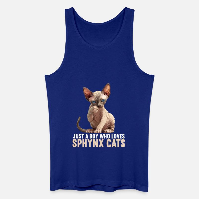 Sphynx Kätzchen Sphynx Katze - Männer Bio Tank Top - Königsblau