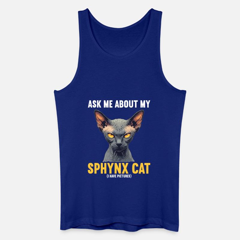 Sphynx Kätzchen Sphynx Katze - Männer Bio Tank Top - Königsblau