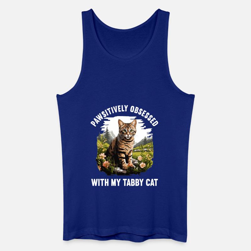 Tabby Kätzchen Tabby Katze - Männer Bio Tank Top - Königsblau