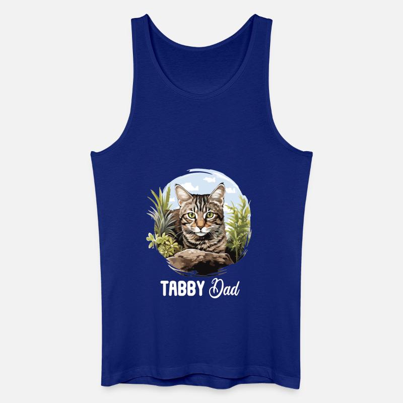 Tabby Kätzchen Tabby Katze - Männer Bio Tank Top - Königsblau