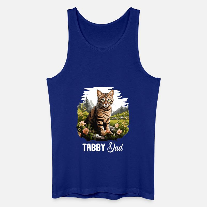 Tabby Kätzchen Tabby Katze - Männer Bio Tank Top - Königsblau