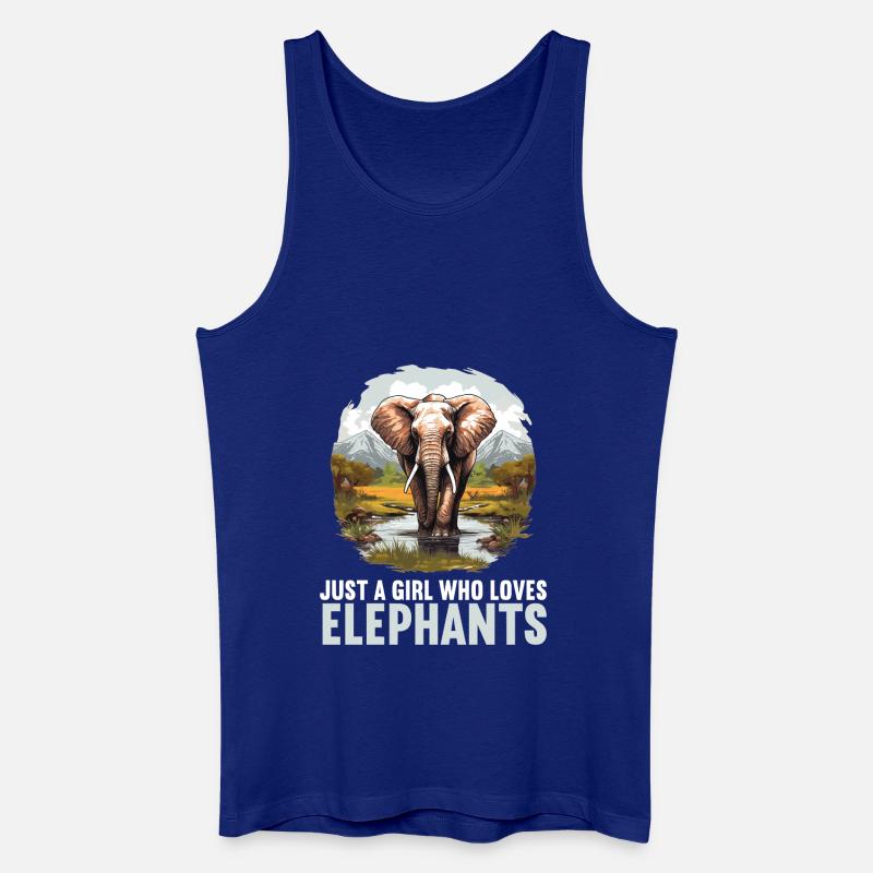 Elefanten Elefant - Männer Bio Tank Top - Königsblau