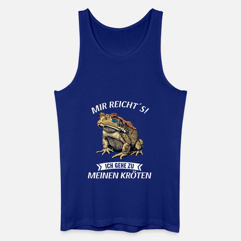 Toad Kröten Kröte - Männer Bio Tank Top - Königsblau