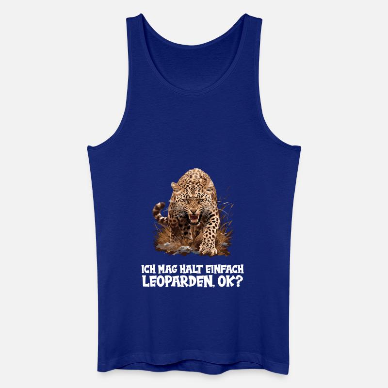 Leoparden Leopard - Männer Bio Tank Top - Königsblau