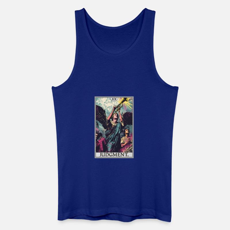 Tarotkarten Tarotkarte 20 Judgment Gericht - Männer Bio Tank Top - Königsblau