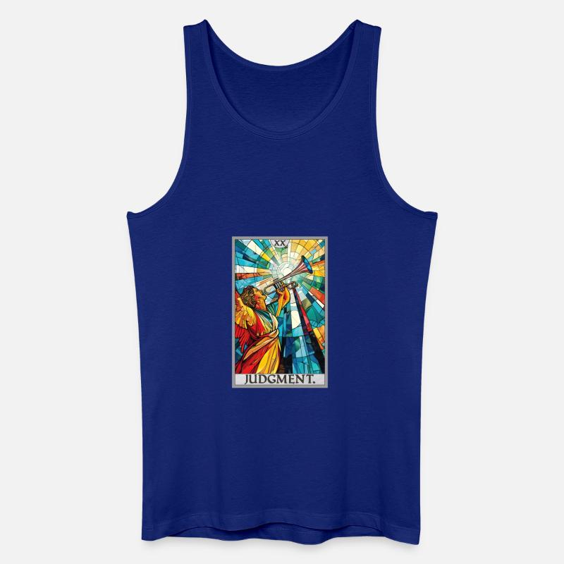 Tarotkarten Tarotkarte 20 Judgment Gericht - Männer Bio Tank Top - Königsblau