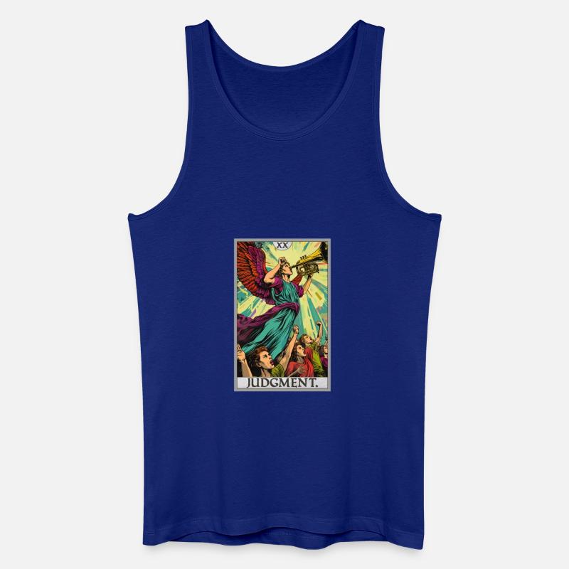 Tarotkarten Tarotkarte 20 Judgment Gericht - Männer Bio Tank Top - Königsblau