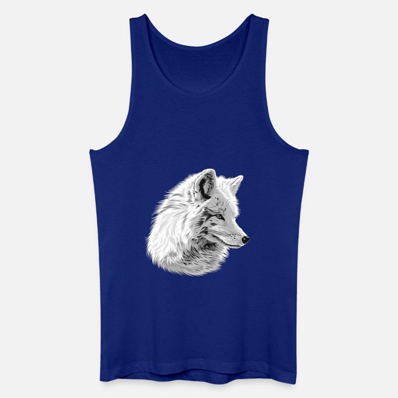 Arctic Fox Polarfüchse Polarfuchs - Männer Bio Tank Top - Königsblau